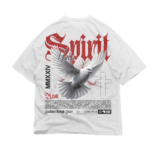 Back graphic of SPIRIT Tee — heavyweight Christian tee inspired by Fruit of the Spirit — Galatians 5