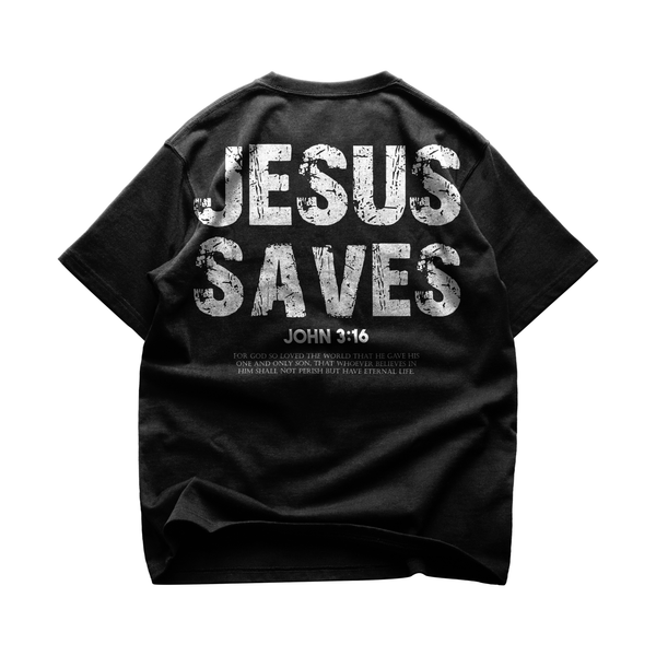 "JESUS SAVES" TEE