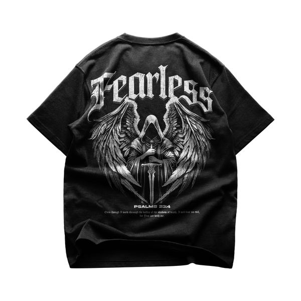 OVERSIZED "FEARLESS" TEE