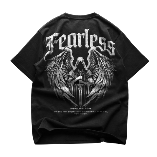 OVERSIZED "FEARLESS" TEE