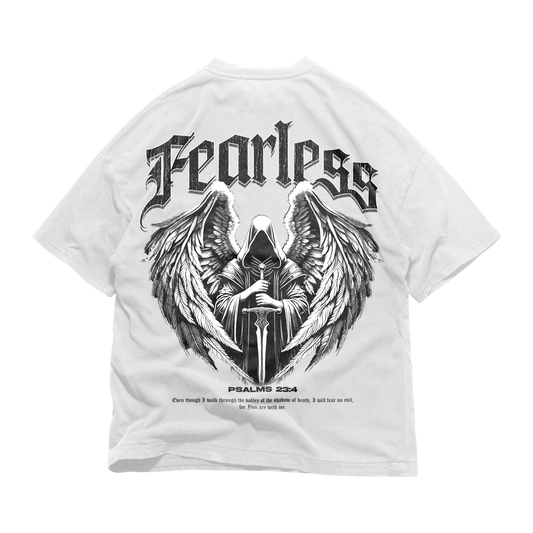 OVERSIZED "FEARLESS" TEE