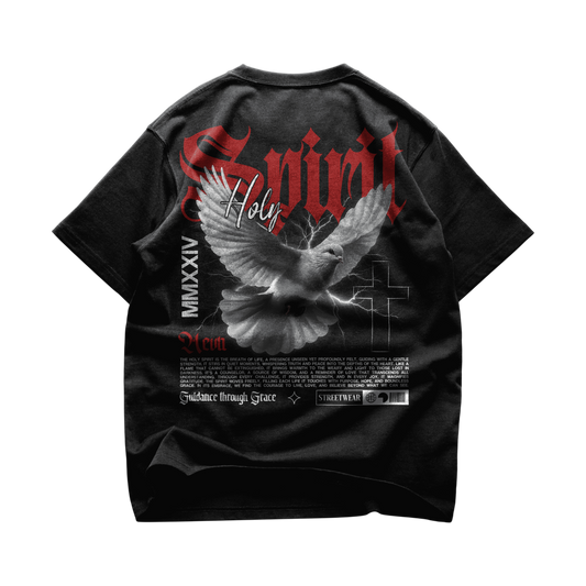 SPIRIT Oversized Tee — Christian streetwear by HEVN (Galatians 5)
